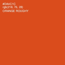 #DA4C1C - Orange Roughy Color Image